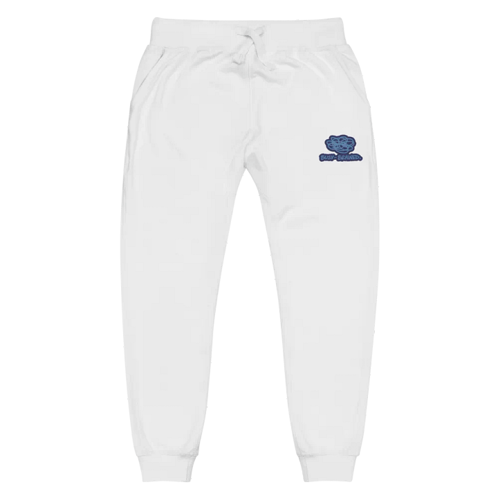BUSY-BRAINED (electric design) embroidered fleece joggers product image (14)