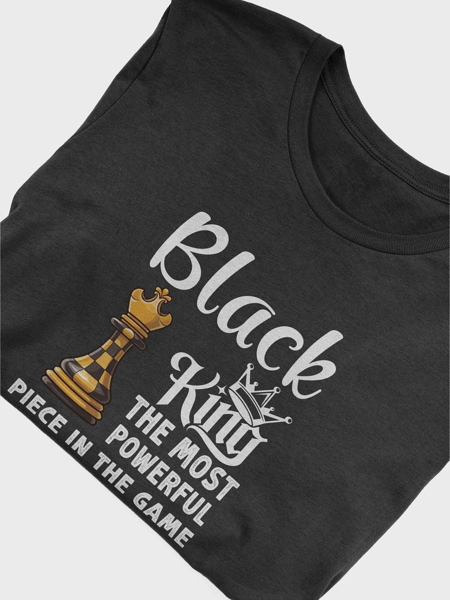 Black History Month Black King Tee, African American Pride Shirt, Unisex Cotton Top, Civil Rights Tshirt, product image (5)