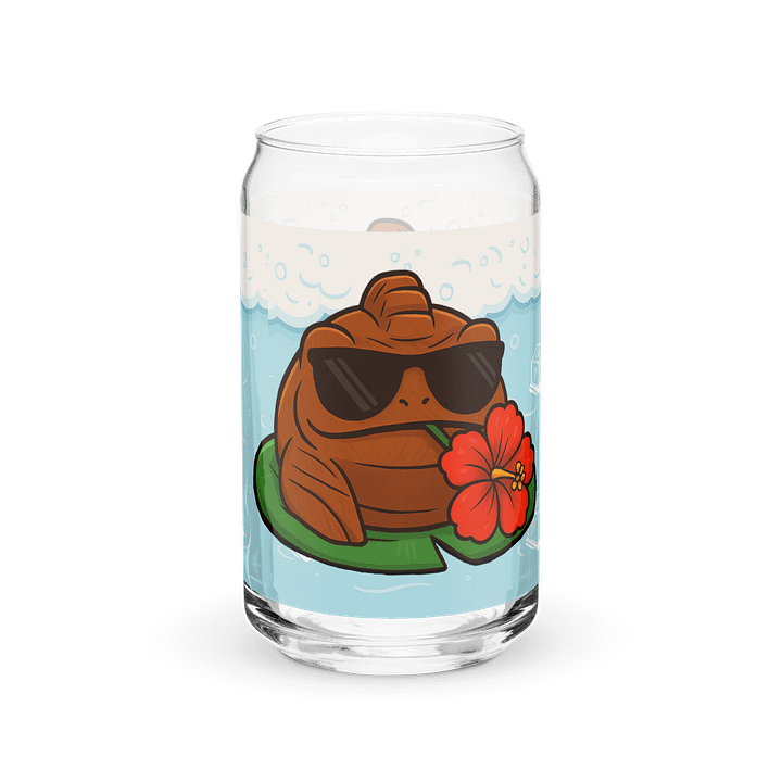 Tropical Frog Cool Can-Shaped Glass product image (1)