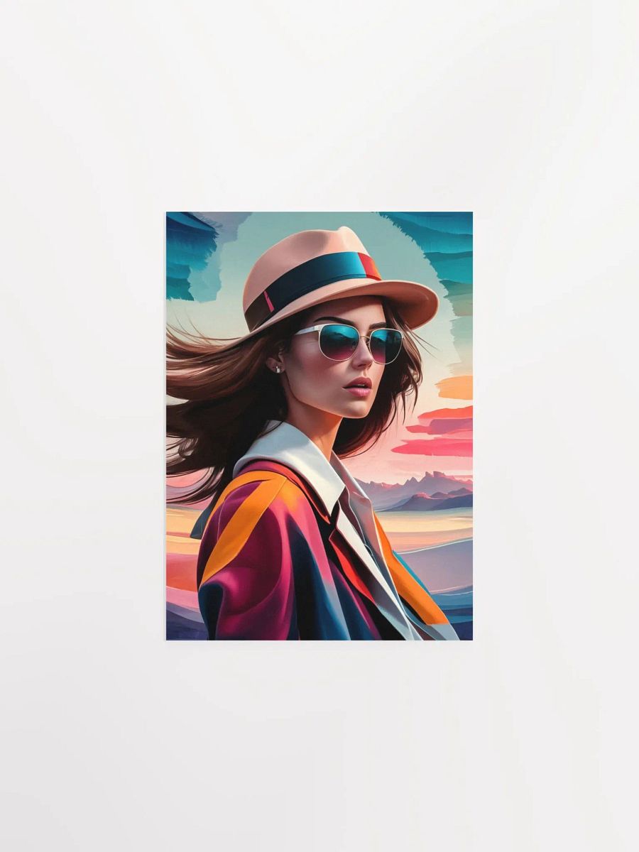 Abstract illustration of a Woman Poster - 12 product image (2)