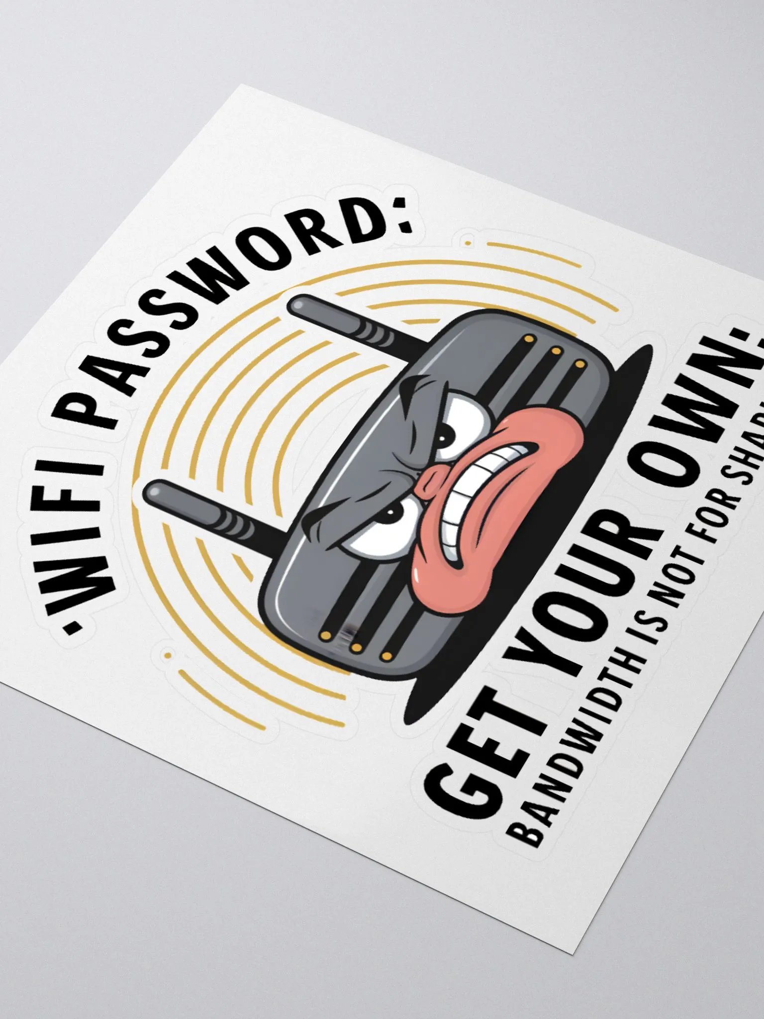 Wifi Password Sticker product image (9)