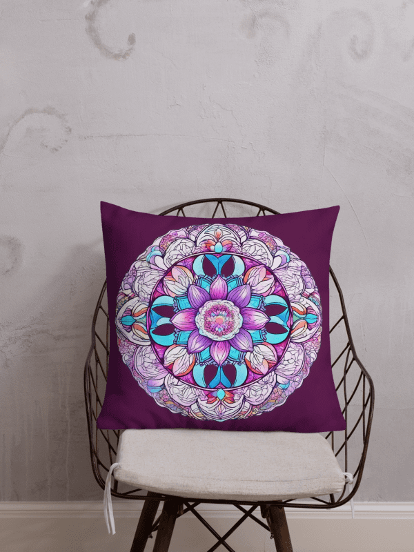 Moonlit Garden Mandala - Pillow product image (6)