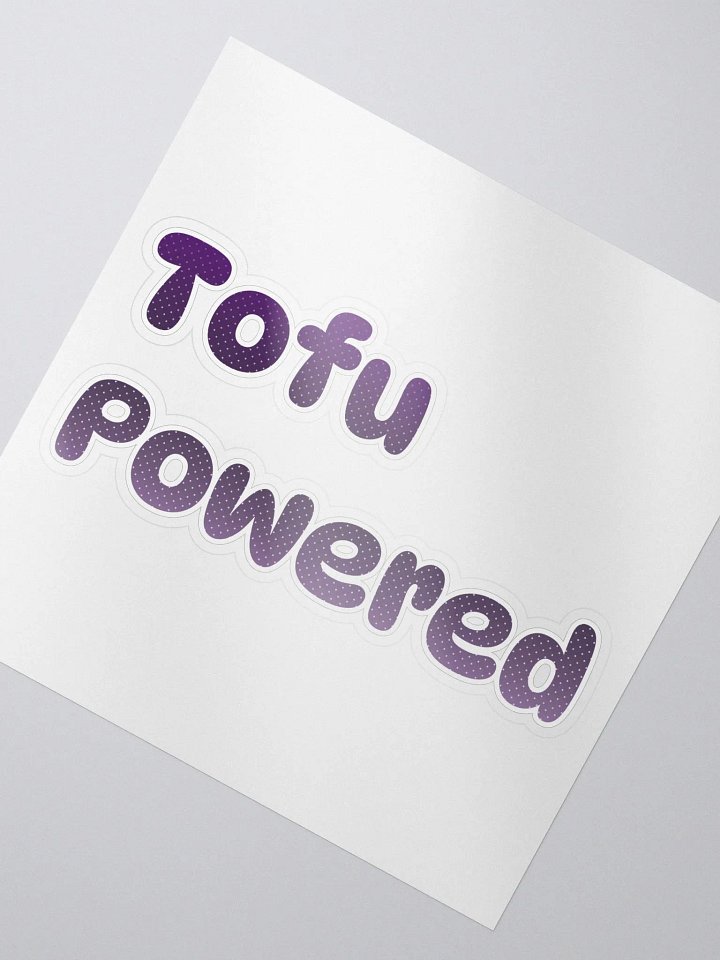 Tofu Powered Sticker product image (2)
