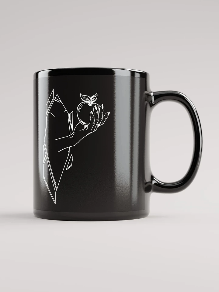 Hand in Mirror Black Mug product image (1)