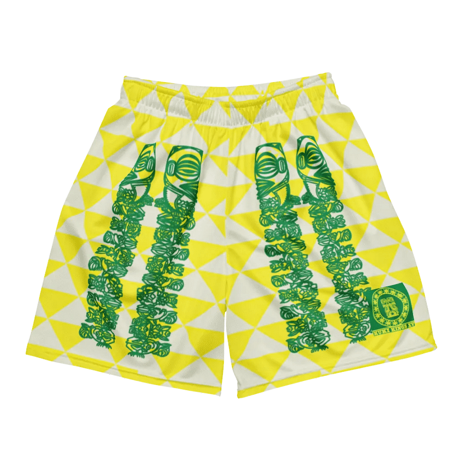 Symmetric Spirals Unisex TIKI Mesh Shorts product image (2)