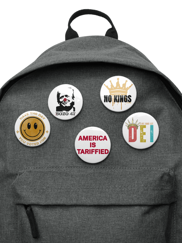 Democratic Political Smorgasbord Pack 1 Buttons Pins - Being Liberal product image (3)