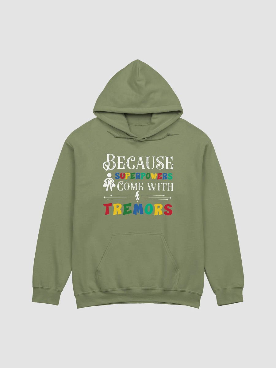 Because Superpowers Come with Tremors. Parkinson Gildan Hoodie product image (14)