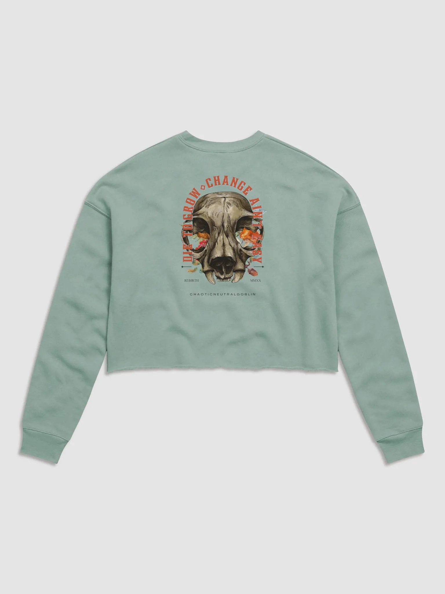 Rebirth Cropped Sweat (Blush Script) product image (11)