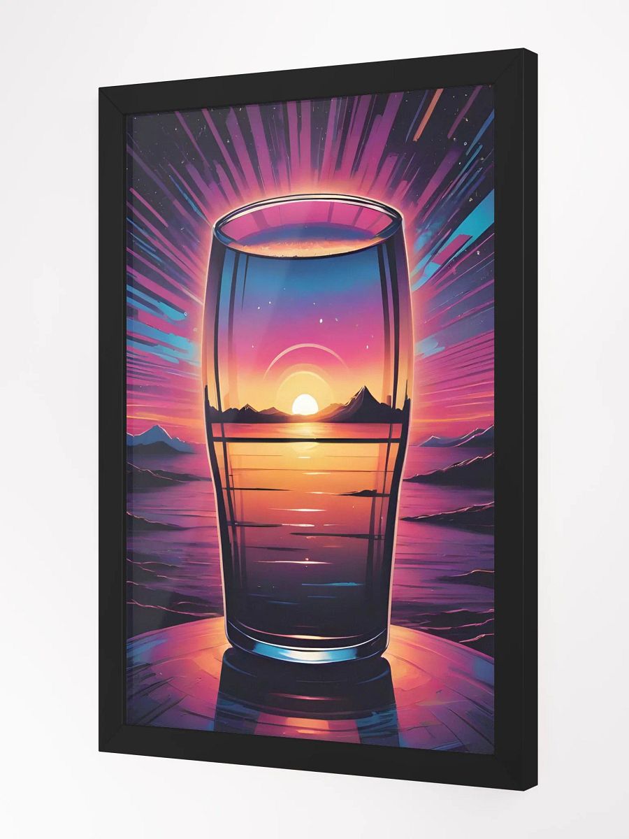 Beer Sunset Framed Poster product image (3)
