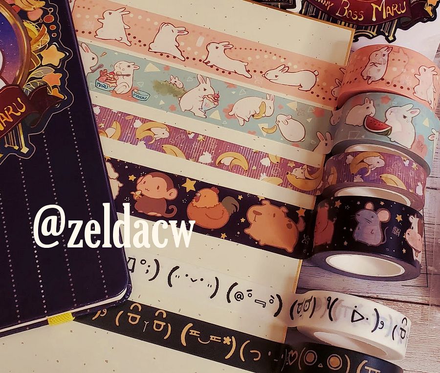 Bunny Boss Maru Washi Tapes product image (2)
