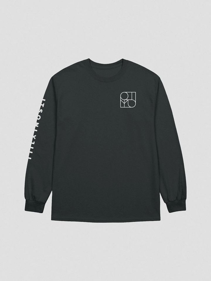 NEW - Minimal/Modern Logo Long Sleeve (White) product image (1)