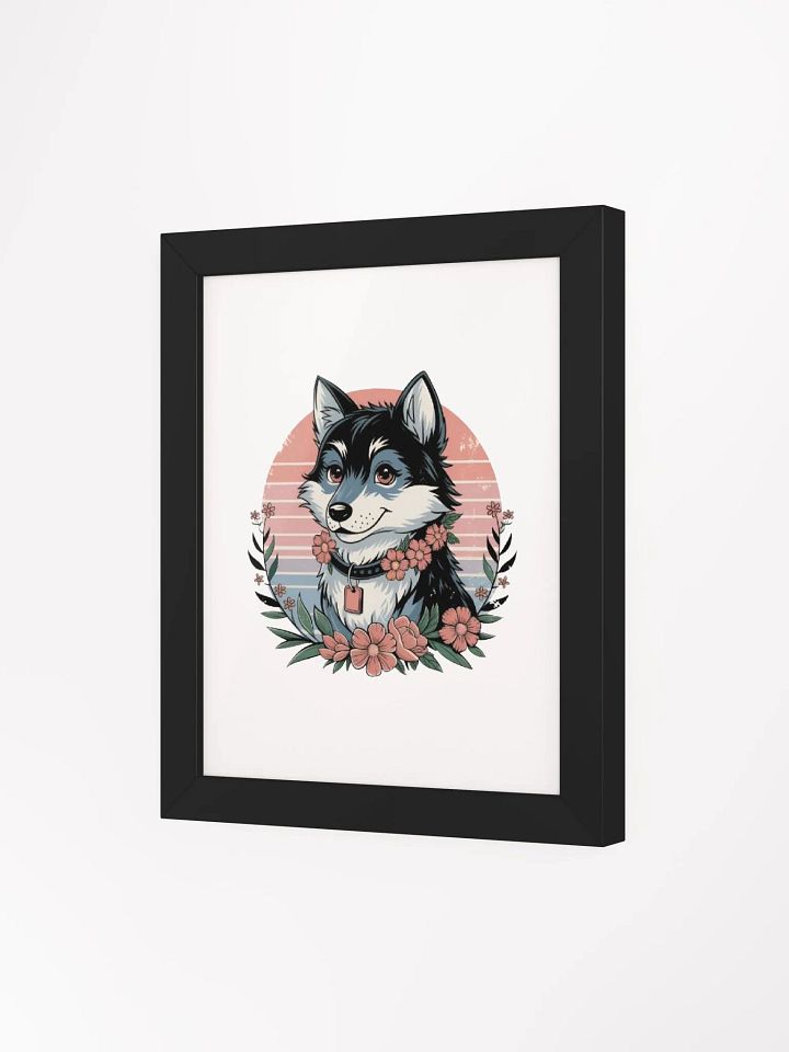 Floral Dog Collar Matte Poster product image (28)