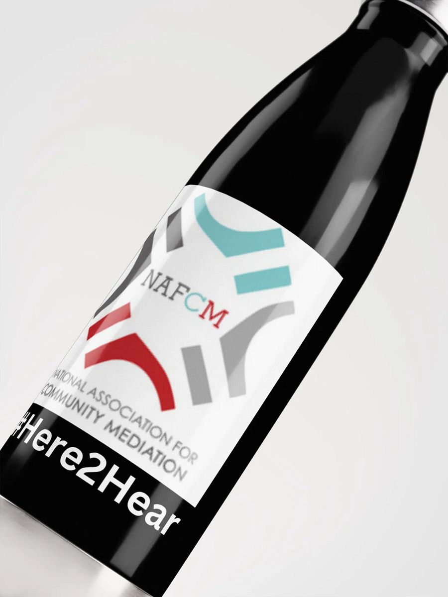 NAFCM Logo Stainless Steel Water Bottle product image (5)
