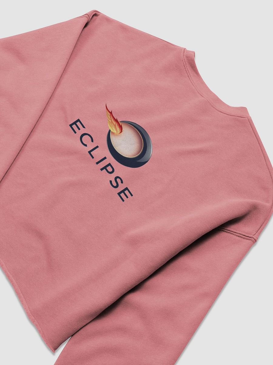 Women's Eclipse Fleece Crop Sweatshirt - Celestial Design, Cozy Comfort product image (8)