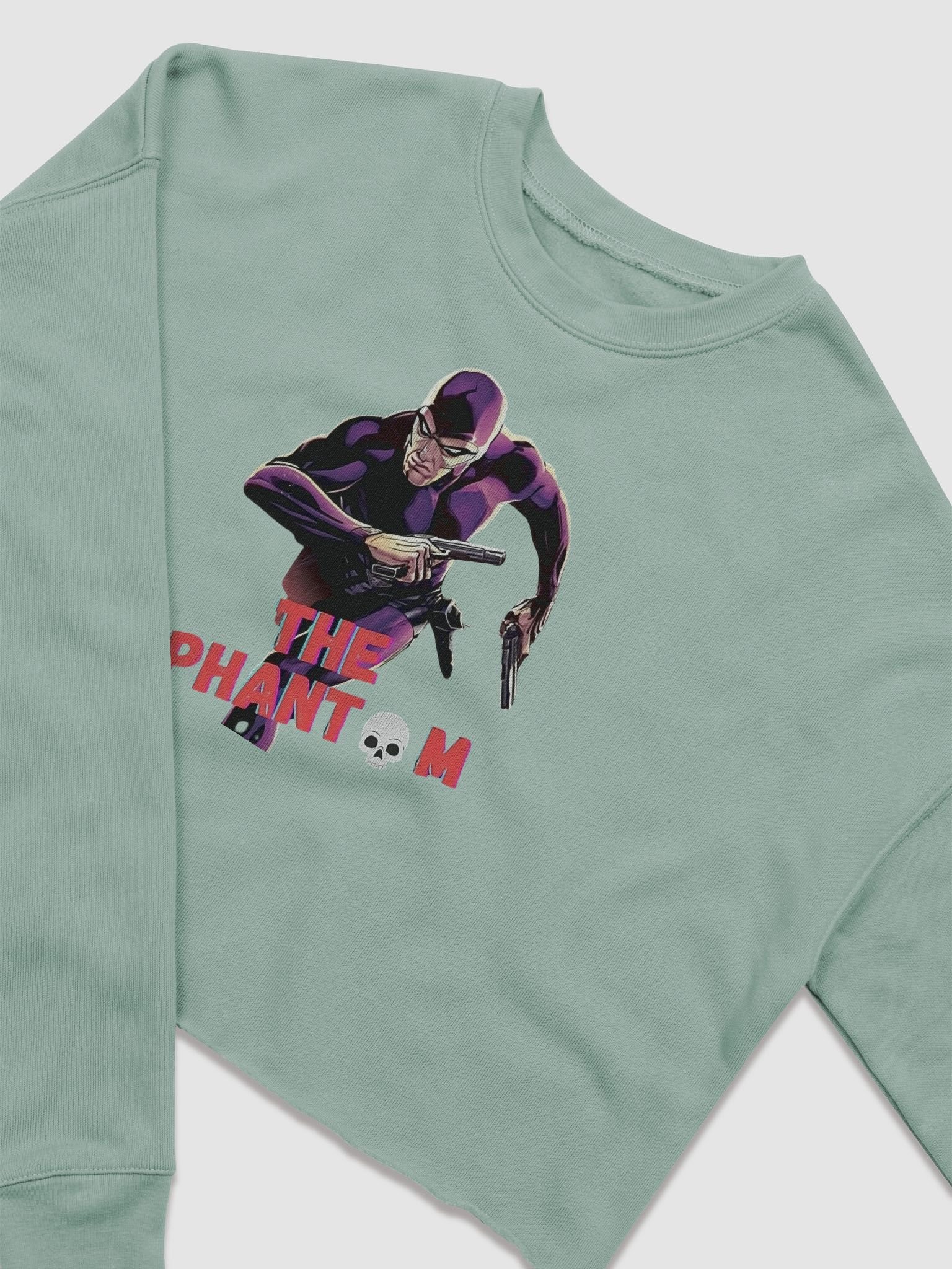 Ghost Who Walks :Bella+Canvas Women's Fleece Crop Sweatshirt product image (3)