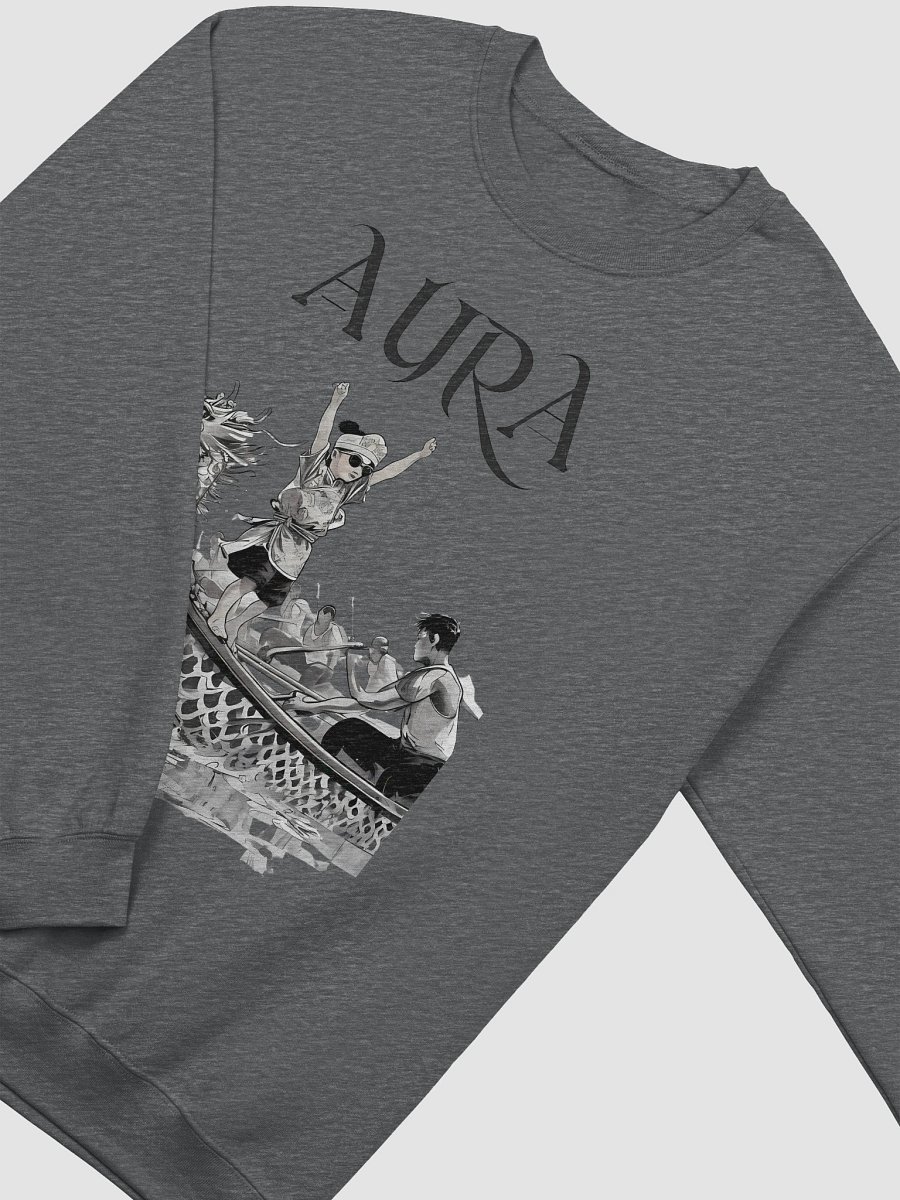 Mystical Dragon Boat Race | Aura Art Print Sweatshirt product image (9)