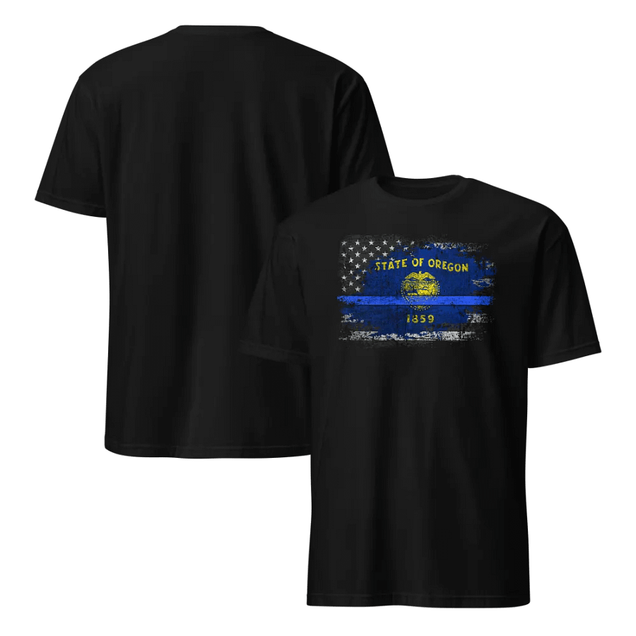 Oregon Thin Blue Line Flag product image (6)