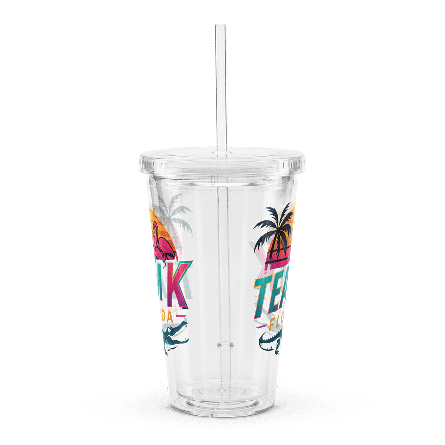 Team K Florida Clear Plastic Tumbler product image (4)