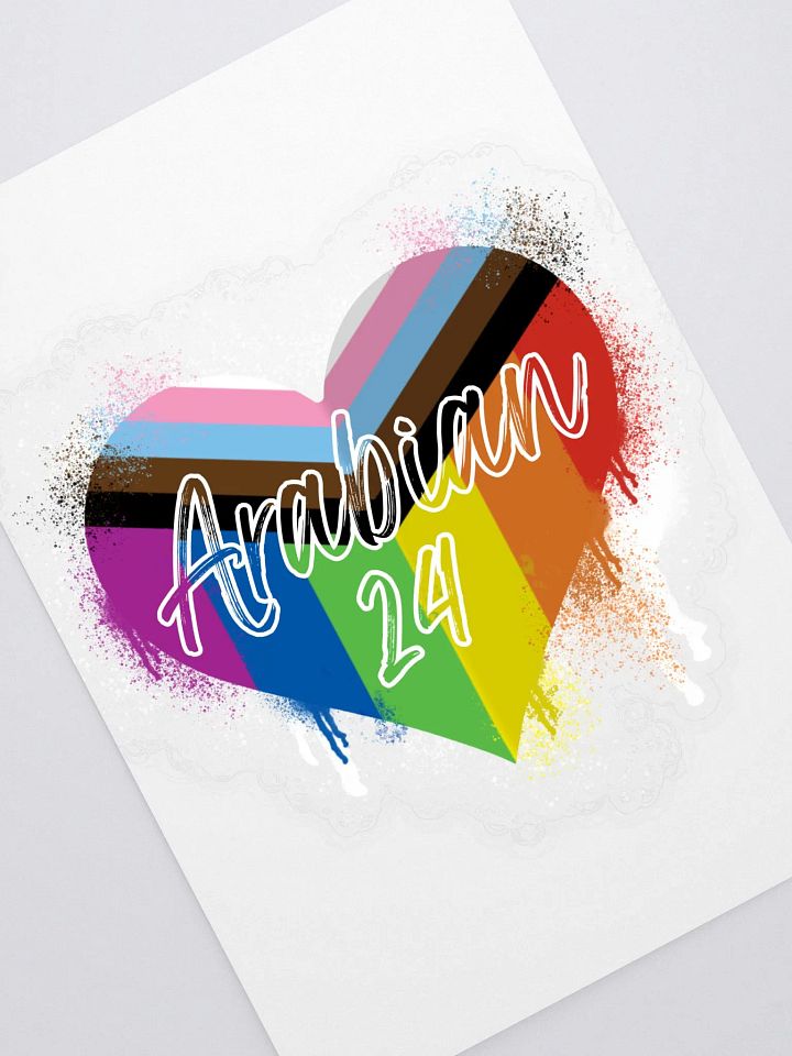 Arabian Heart Sticker - Big product image (2)