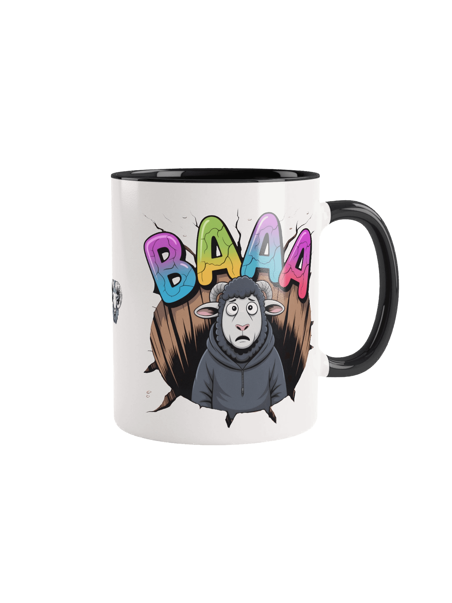 BAAA Surprised Sheep Coloured Mug product image (6)