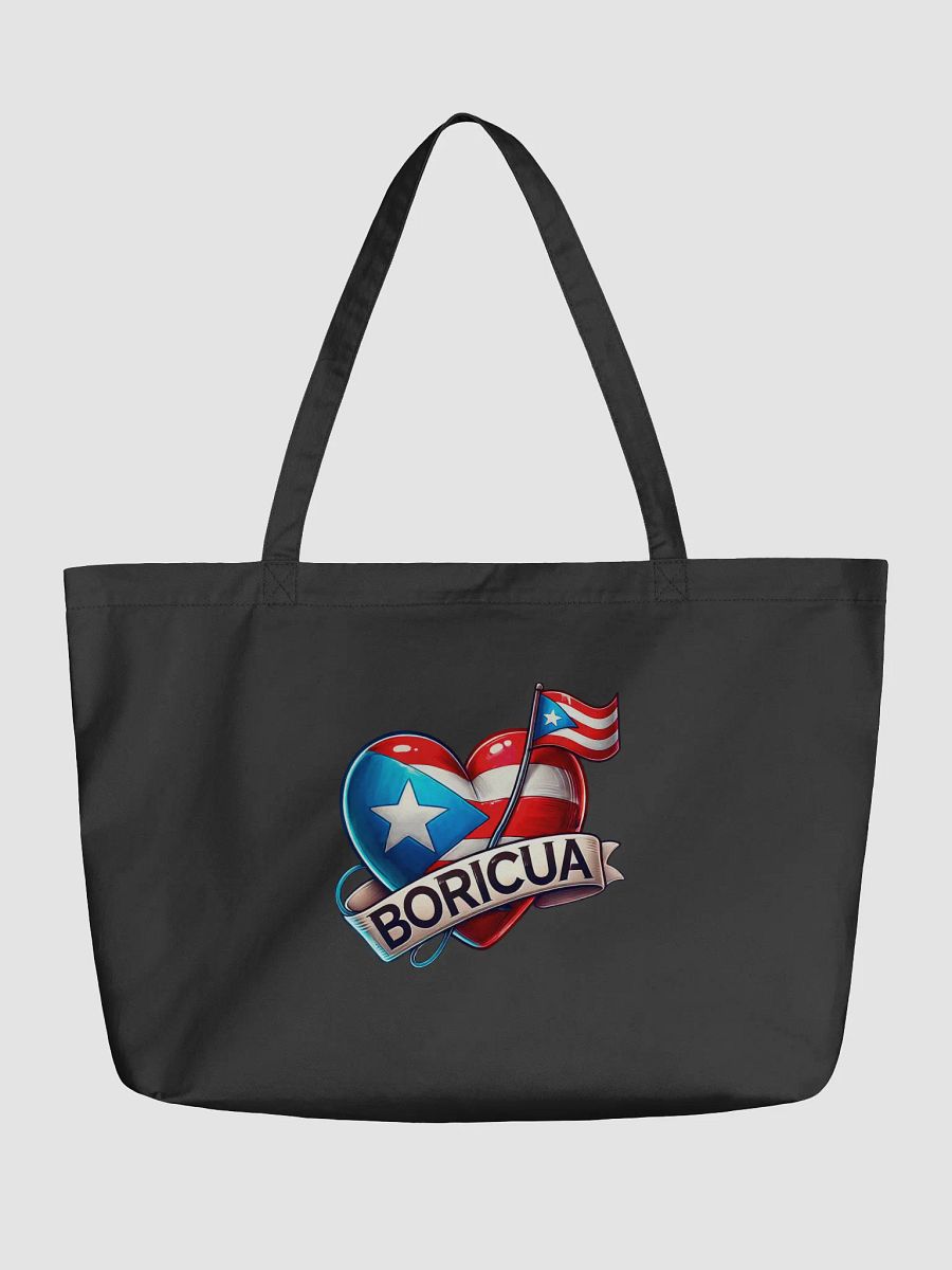 Boricua Heart Organic Tote product image (1)