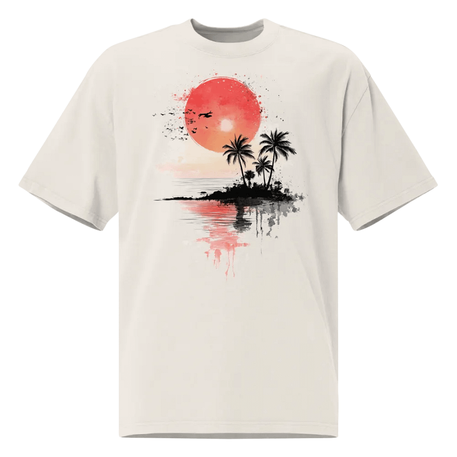 Sunset Paradise Oversized T-Shirt product image (1)