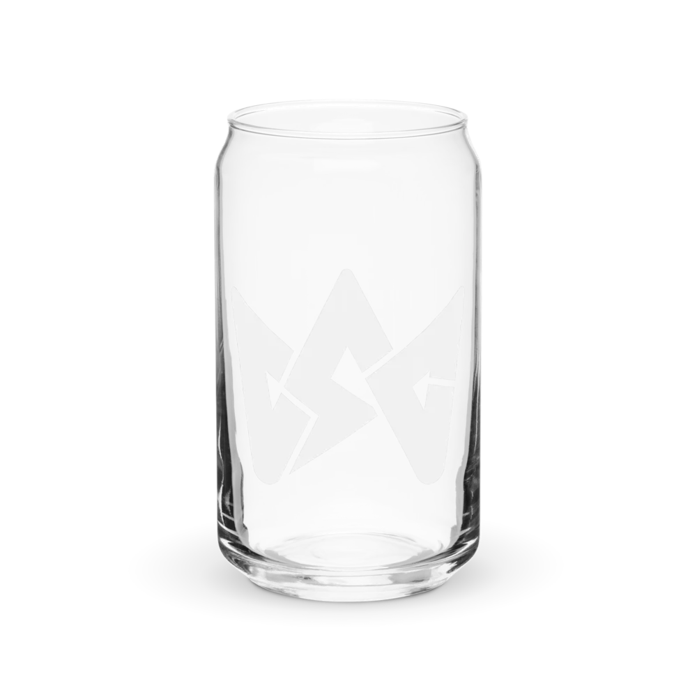 CSG Can Glass 16oz - White Logo product image (1)