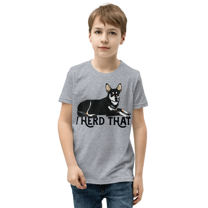 Custom - I Herd That T-Shirt | Funny Australian Kelpie (Mix) Youth Shirt for Herding Dog Owners product image (1)