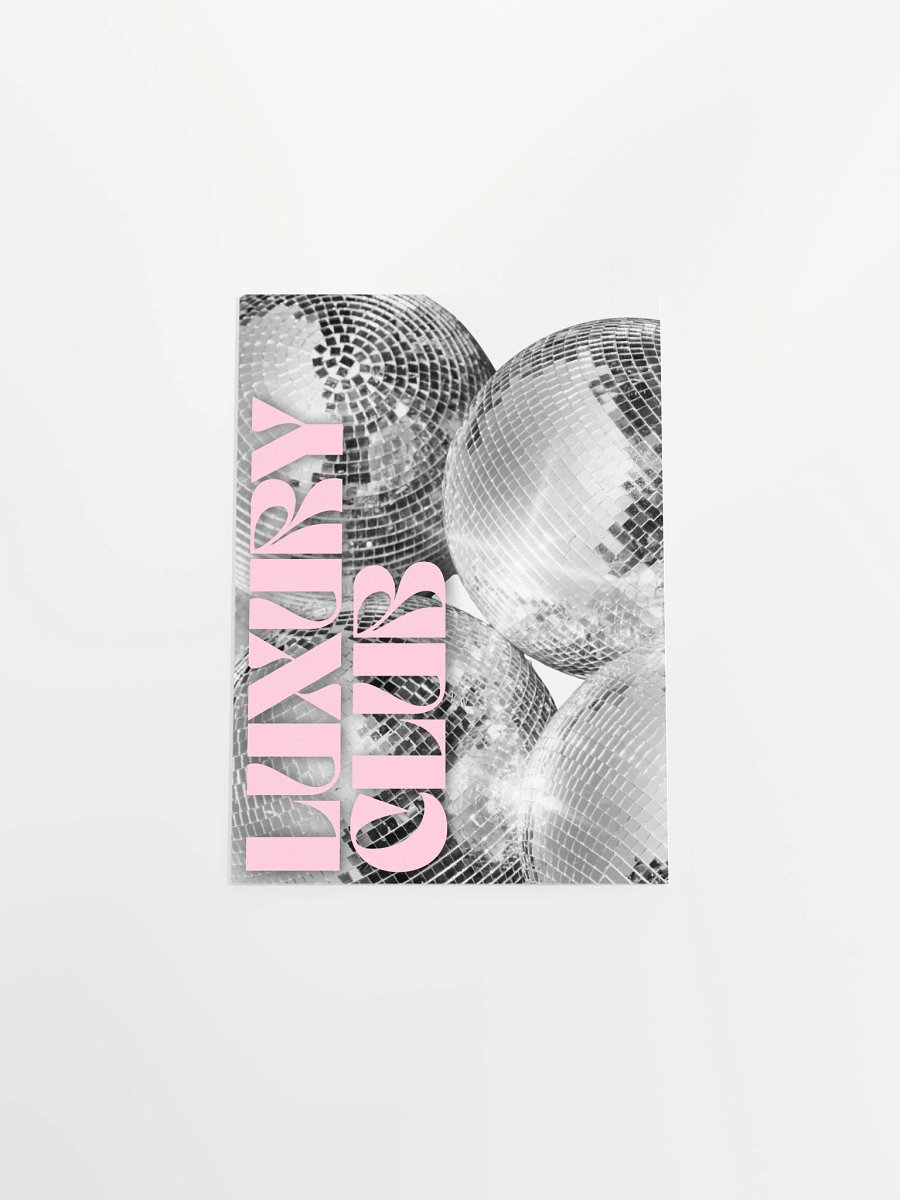 Funky Disco Ball Pink Black and White Luxury Club product image (27)