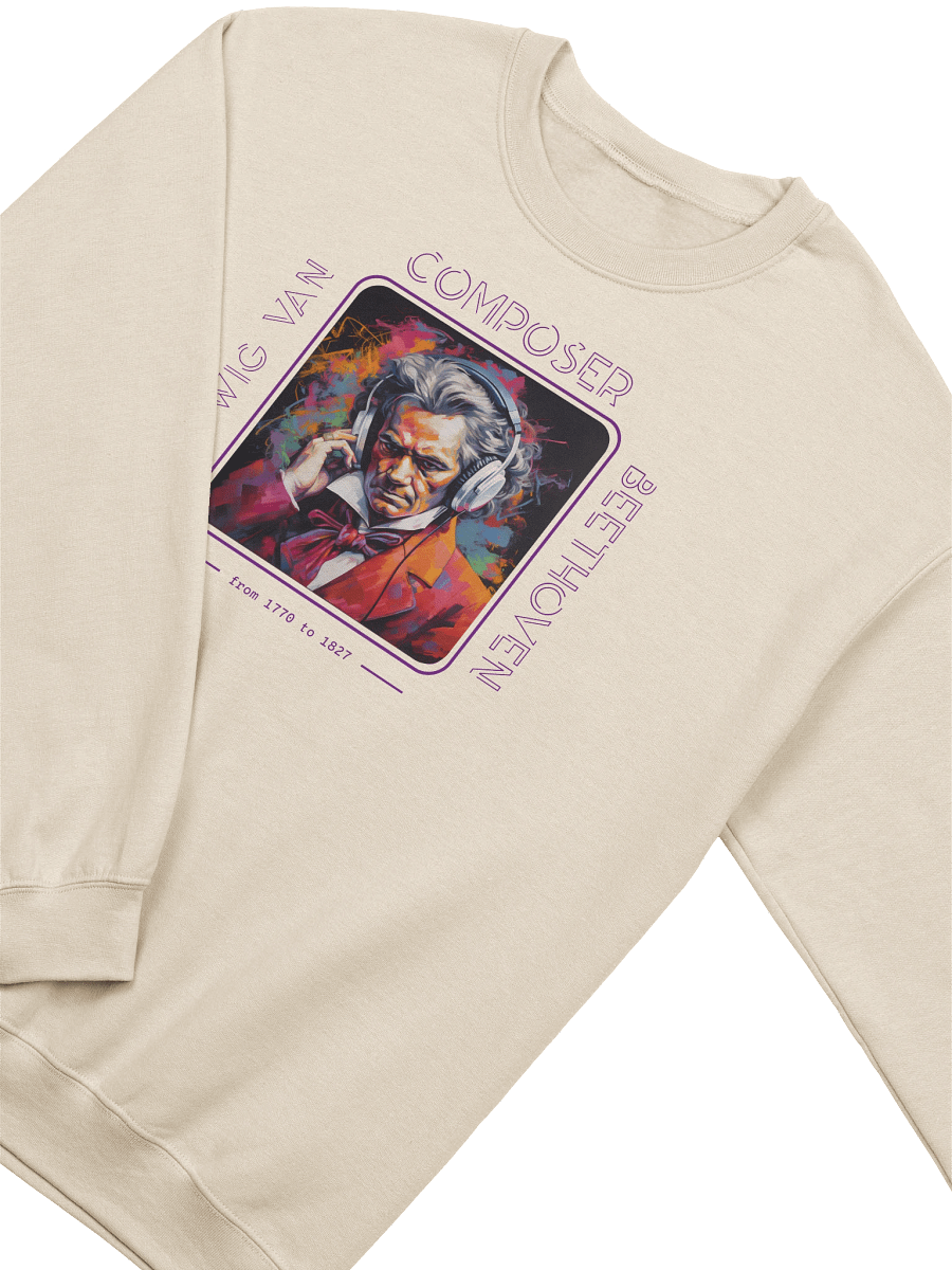 Beethoven Composer Vibes Sweatshirt product image (2)