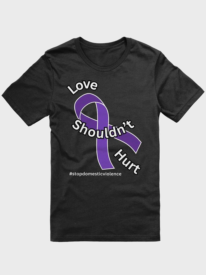 Love Shouldn't Hurt Ribbon T-Shirt product image (1)