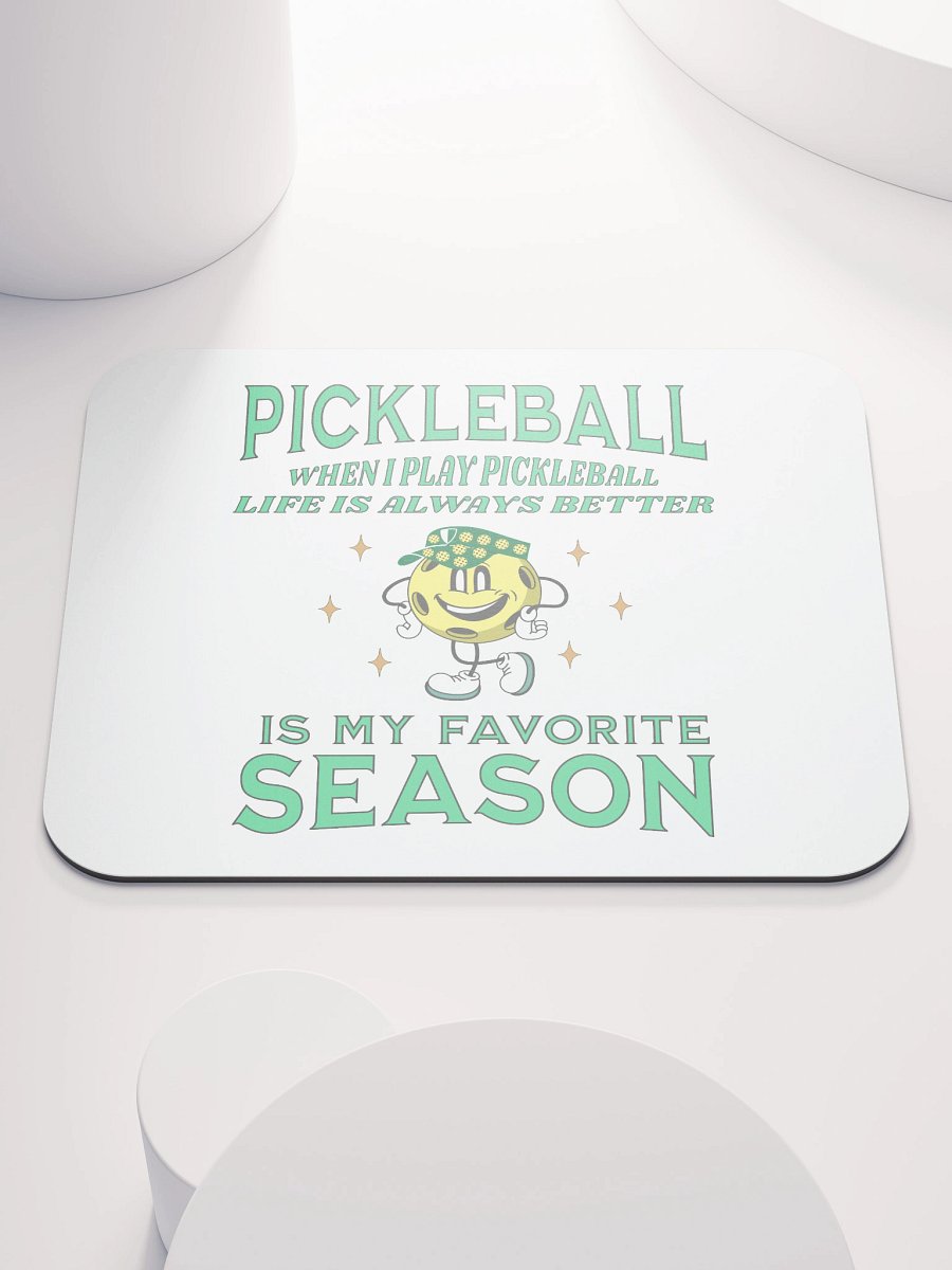 Pickleball Is My Favorite Season Classic Mouse Pad product image (2)