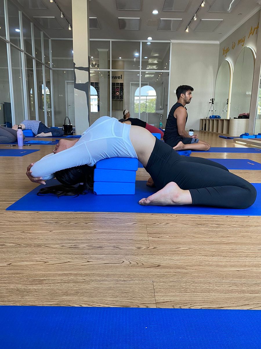 Healing Backbends: Therapeutic Yoga for Back Pain Relief Class 50 Min |Part -2 | Level -★ product image (1)
