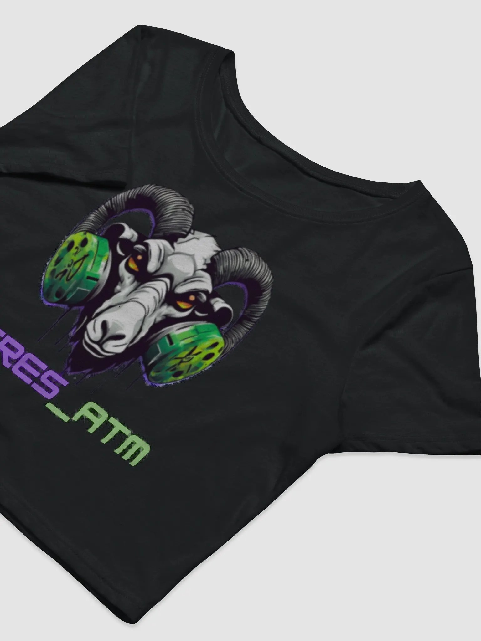 Aires ATM Ram's Head Crop Tee product image (5)
