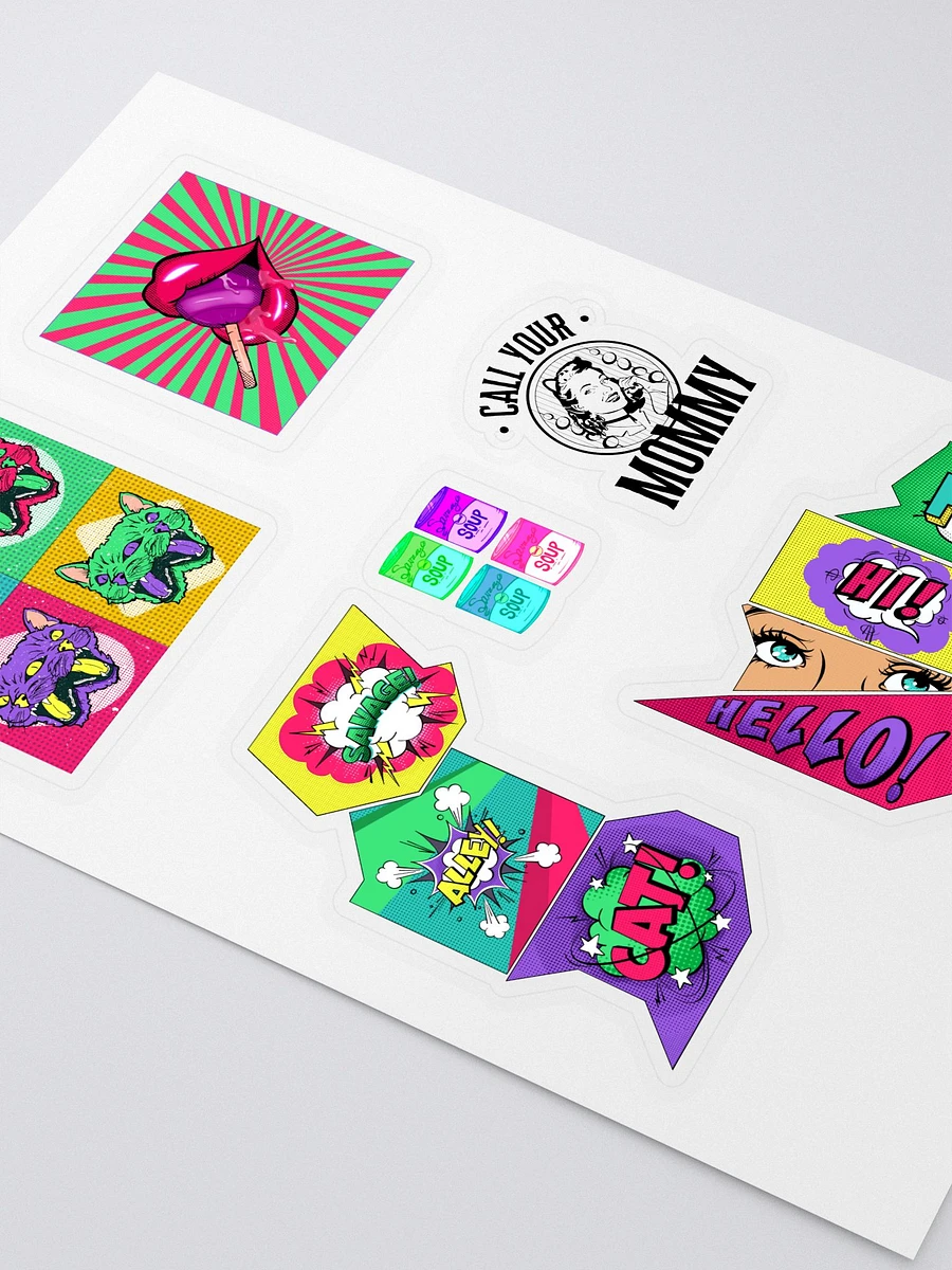 Pop Art Collection Sticker Sheet product image (2)