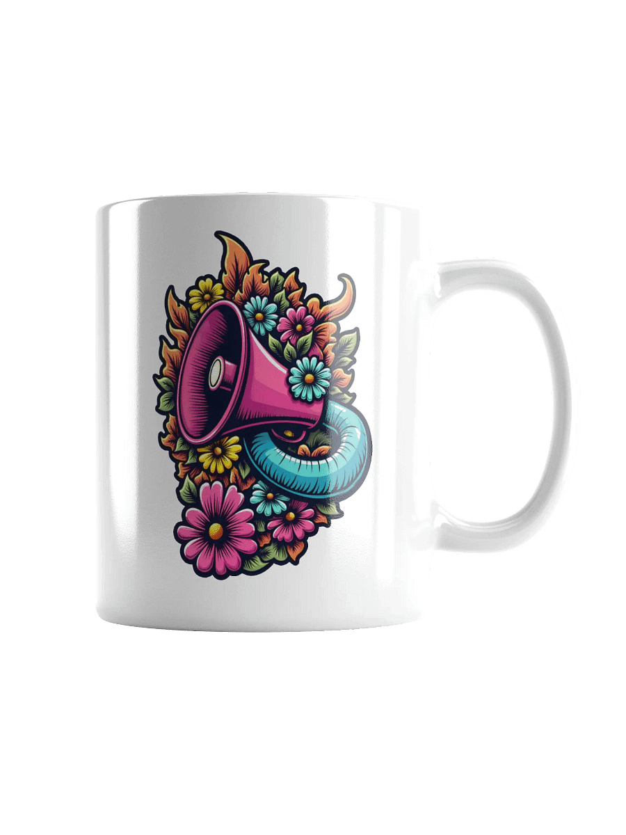 Floral Megaphone Mug product image (2)