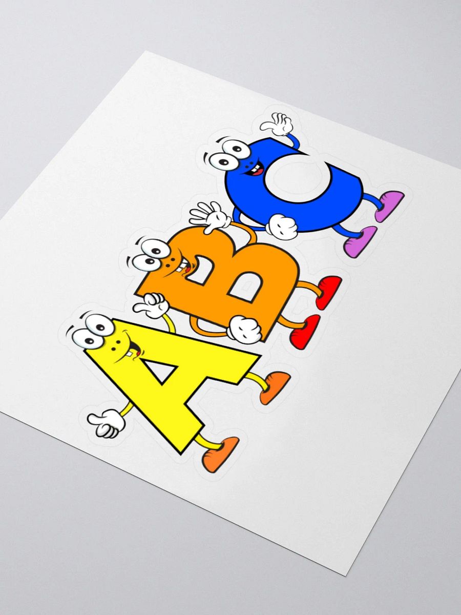 ABC Cartoon Character Sticker product image (7)