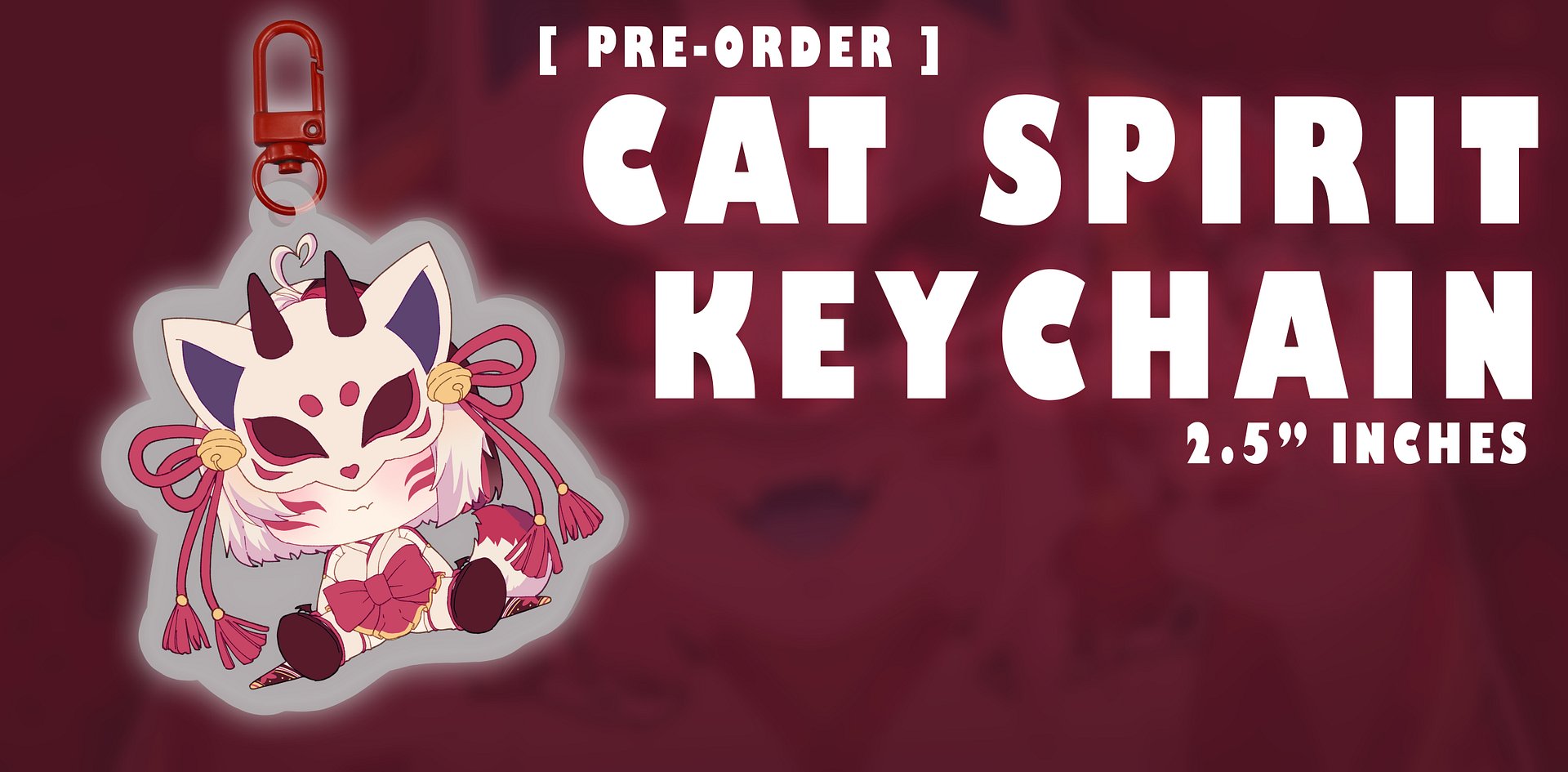 [ Pre- Order ] Cat Spirit Keychain product image (1)