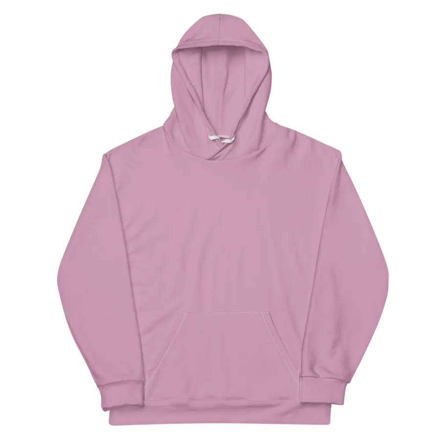 Plain Lilac Purple Soft Summer Unisex Recycled Polyester Heavyweight Premium Hoodie by Treasure Pie product image (12)