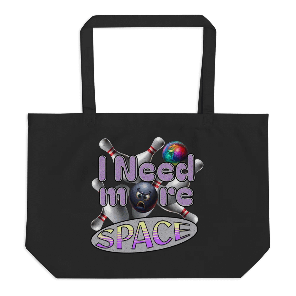 I Need More Space Bowling Strike a Style Statement with Futuristic Tote product image (1)