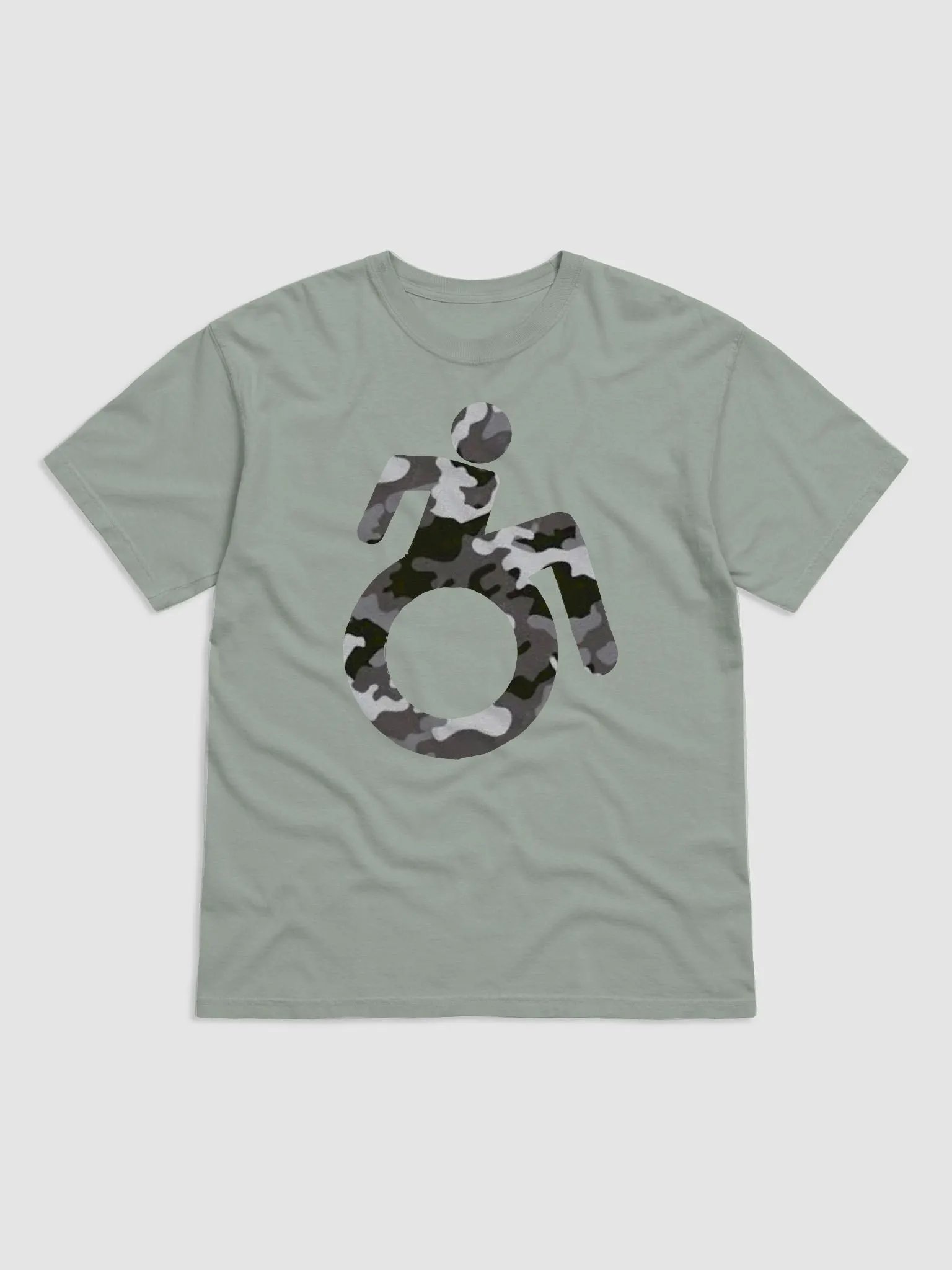 Wheelie, Dark Gray Camo T-Shirt product image (1)