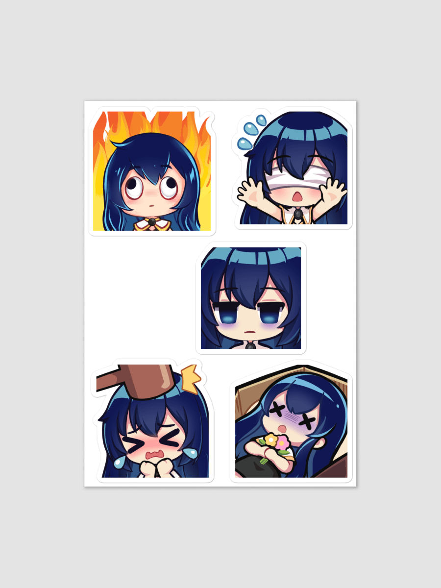 Fine / Blind / Stare / Bonk / Dead - Sticker Sheet product image (1)
