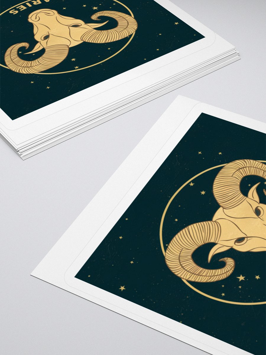 Aries Zodiac Kisscut Sticker - Exclusive Design by TDS Music product image (10)