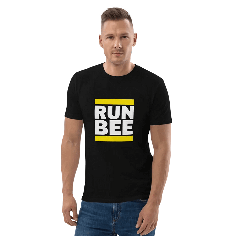 RUN BEE Organic Tee - 100% cotton product image (4)