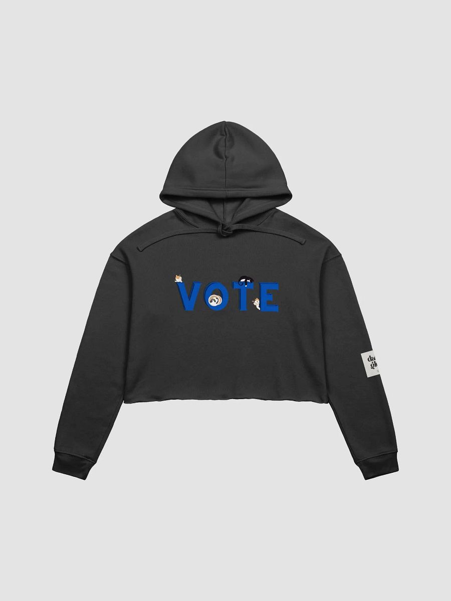Vote (Cats) Cropped Hoodie product image (1)