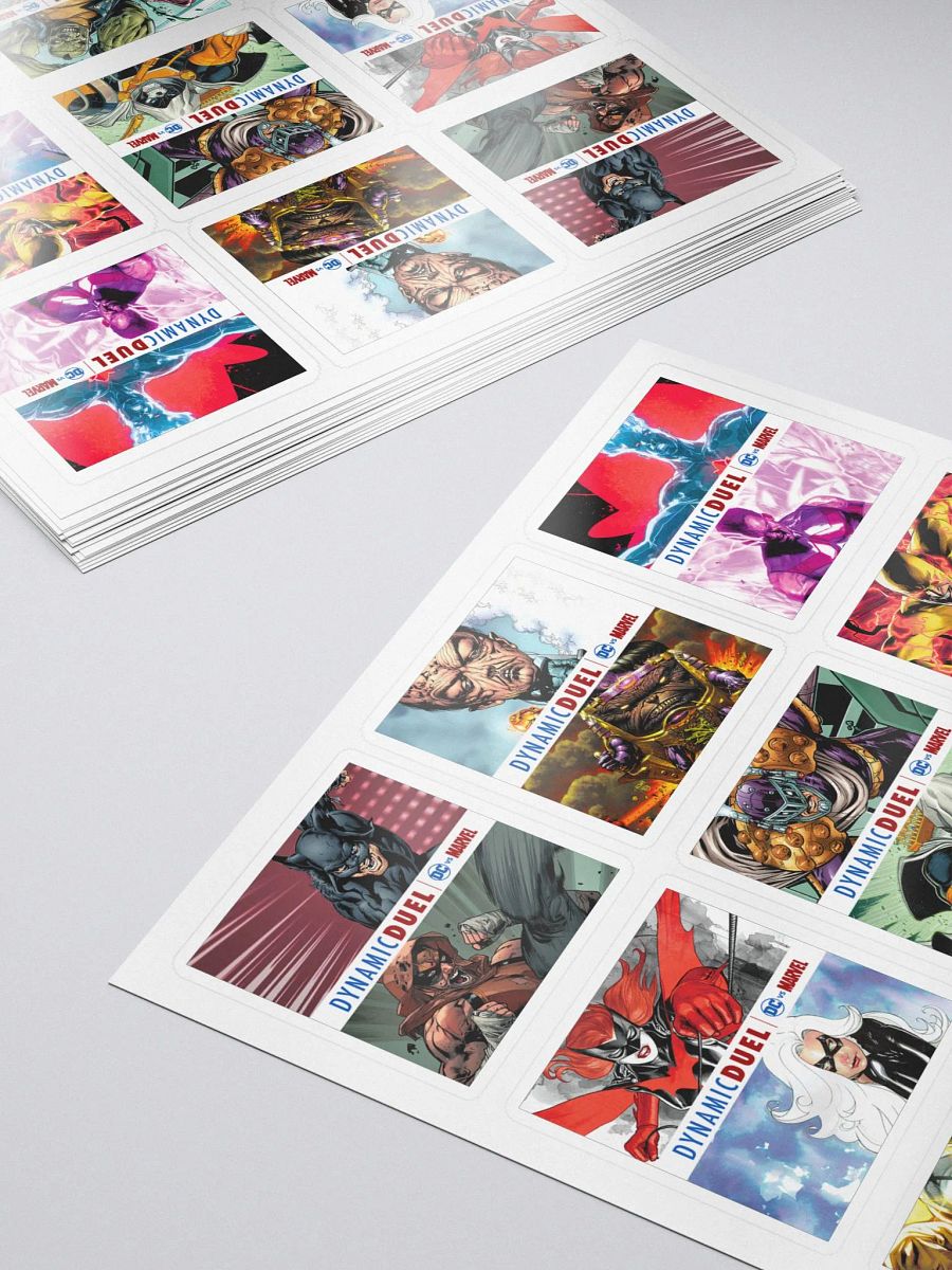 Dynamic Duel Episode Cover Stickers - Series 13 product image (5)