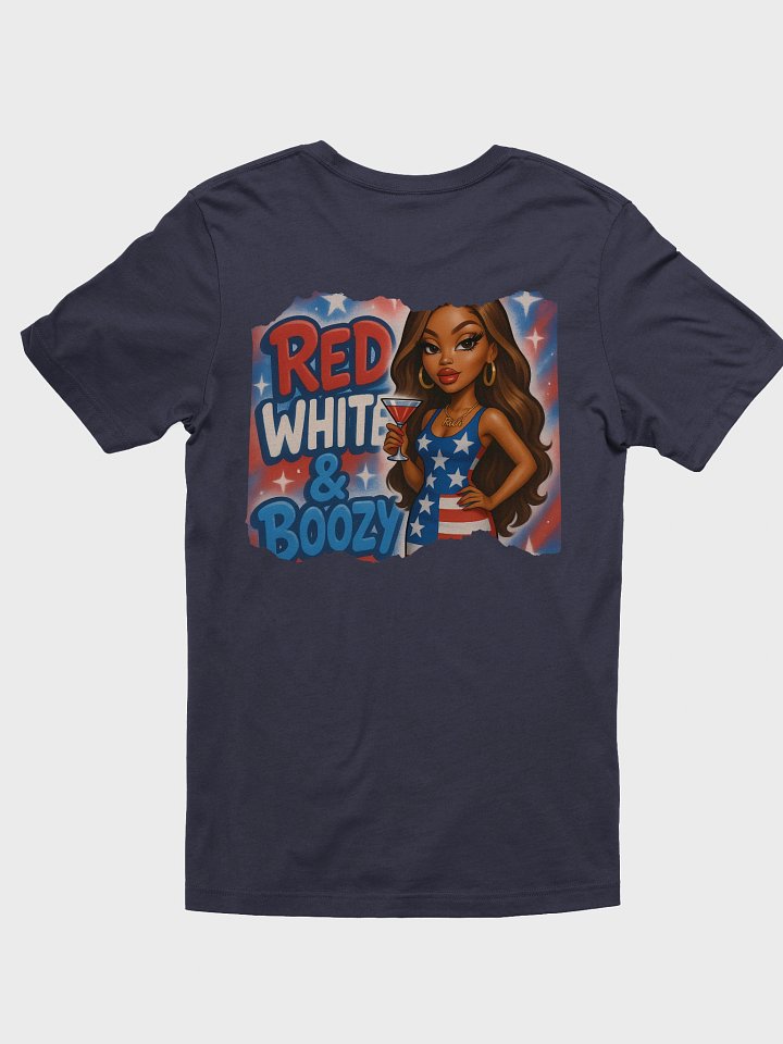 Red, White & Boozy Graphic Tee product image (5)
