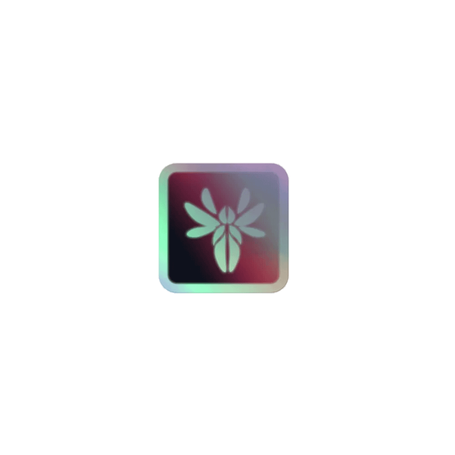 Red Gradient FyreFlye Holo Sticker product image (1)