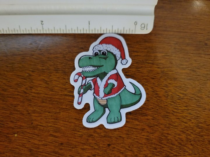 Christmas Dino Sticker product image (1)
