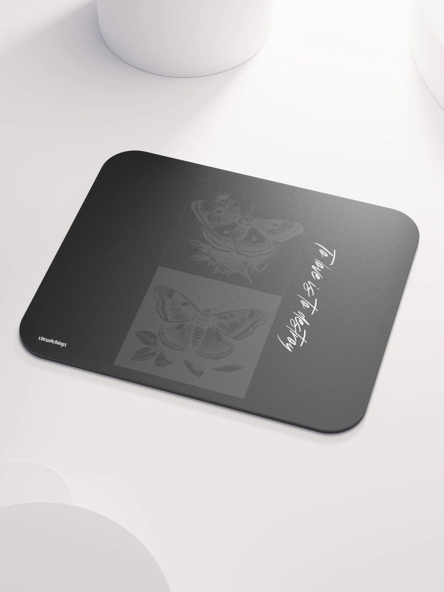 to love is to destroy mousepad product image (3)